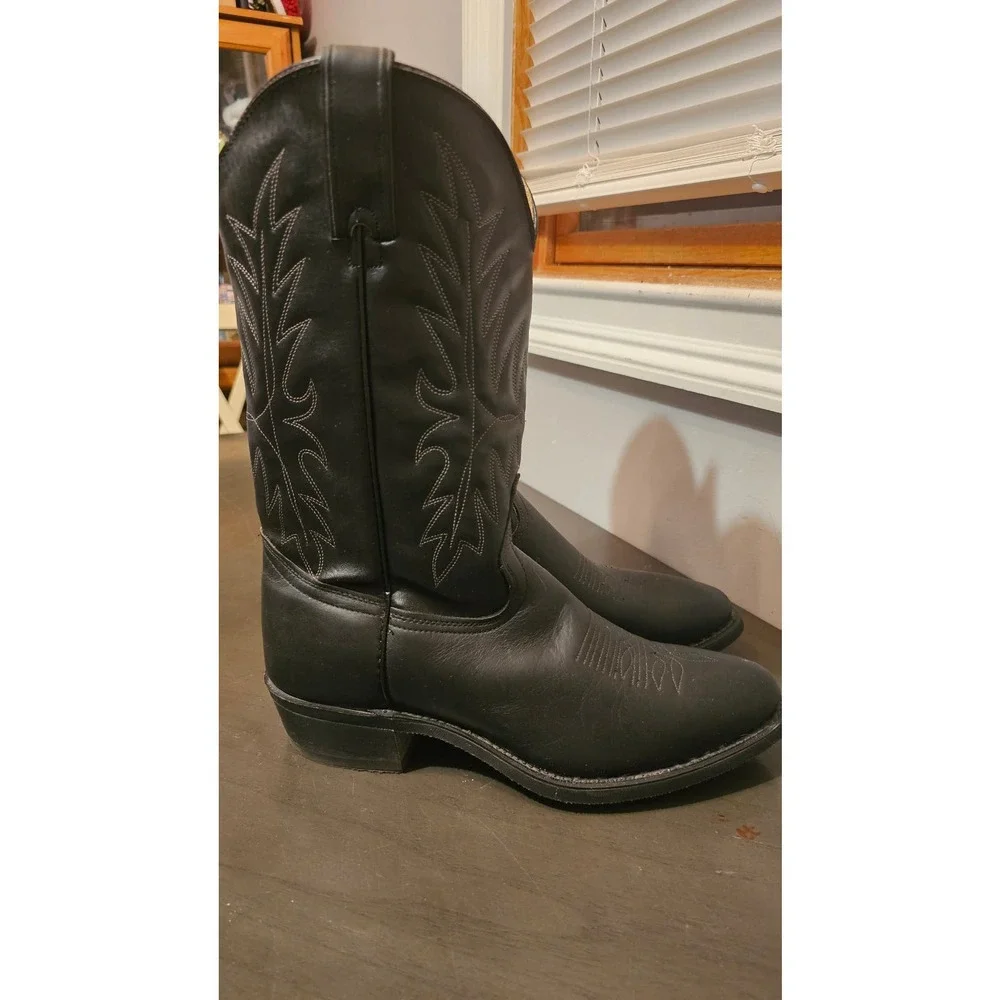 NEW Black vintage‎ wrangler boots men's size 9